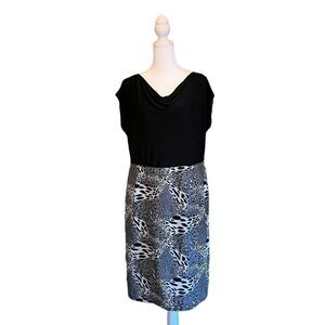 Y2k Gray + Black Animal Print Dress​​​​​​